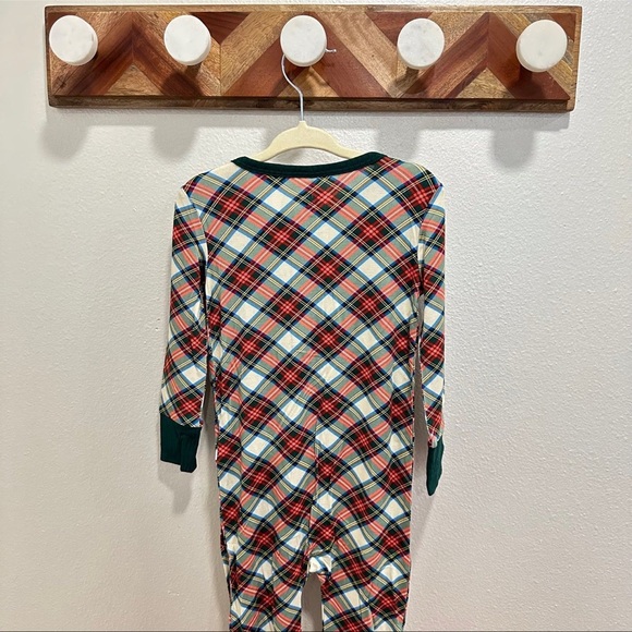 POSH PEANUT PP CHRISTMAS XMAS HOLIDAY PAJAMA FOOTIE MARQUI TARTAN PLAID 18-24M - Picture 4 of 6